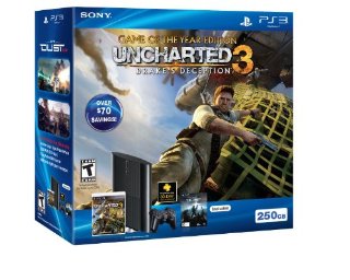 Playstation 3 250GB Uncharted 3: Game of the Year Bundle