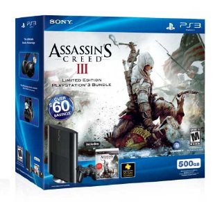 PlayStation 3 500GB Assassin's Creed III Bundle