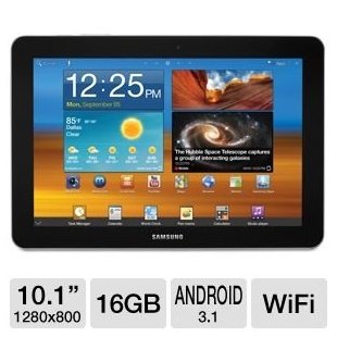 Samsung Galaxy Tab 10.1 16GB Android 3.1 Tablet (GT-P7510MAYXAB)