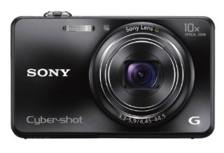 Sony Cybershot DSC-WX150 18.2MP Digital Camera with 10x Optical Zoom (Black)