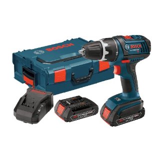 Bosch DDS181-02L 18-Volt Drill/Driver with 2 Slim Pack HC Batteries, Charger and L-BOXX-2