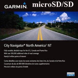 Garmin City Navigator North America NT 2013 microSD / SD Card
