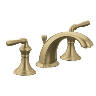Kohler K-394-4-BV Devonshire Widespread Bathroom Faucet (Vibrant Brushed Bronze)