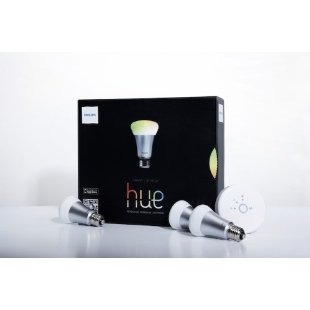 Philips Hue Connected A19 Bulb Starter Pack with 3 Bulbs