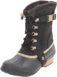 Sorel Conquest Carly Short Boots (Black)