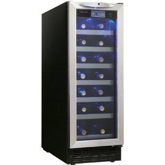 Danby DWC276BLS Silhouette 27-Bottle Wine Cellar with Blue LED Light