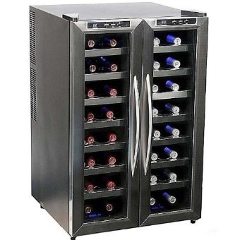 Whynter WC-321DD 32 Bottle Dual Temperature Zone Wine Cooler