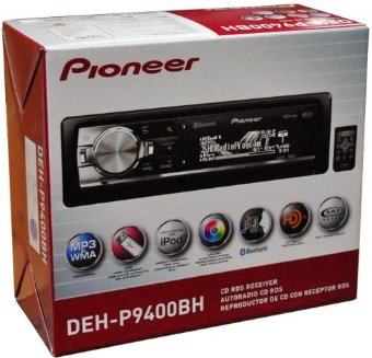 Pioneer DEH-P9400BH CD Receiver with  Bluetooth and HD Radio Tuner
