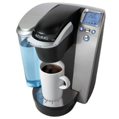 Keurig K75 Single-Cup Home-Brewing System with Water Filter Kit (Platinum)