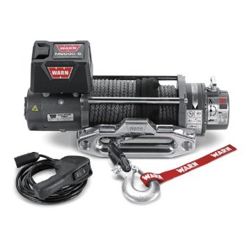 Warn M8000-s Winch with Spydura Synthetic Rope (87800)