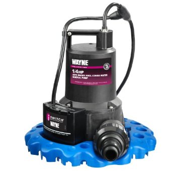 Wayne WAPC250 1/4 HP Auto On/Off Water Pool Cover Removal Pump