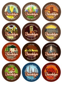 Brooklyn Beans Variety Pack Coffee K-Cups for Keurig Brewers, 40 Count