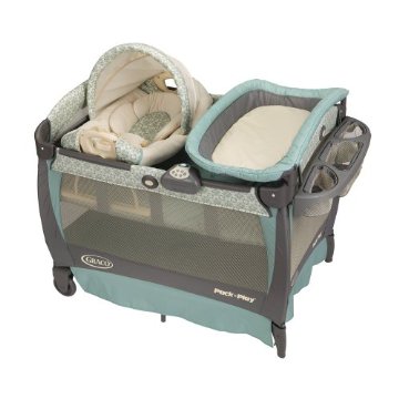 Graco Cuddle Cove Pack 'n Play Playard with Newborn Rocker and Changer (Winslet)