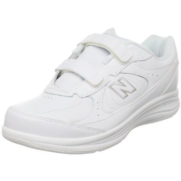 New Balance 577 Men's Leather Velcro Walking Shoes (White)