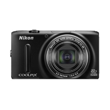 Nikon Coolpix S9500 Wi-Fi Digital Camera with 22x Zoom and GPS (Black)