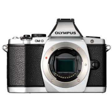 Olympus OM-D E-M5 16MP Micro 4/3 Mirrorless Camera (Silver, Body Only)