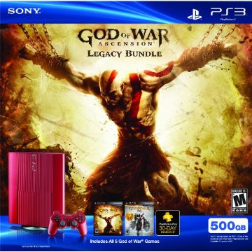 Sony Playstation3 500GB God of War Ascension Legacy Bundle