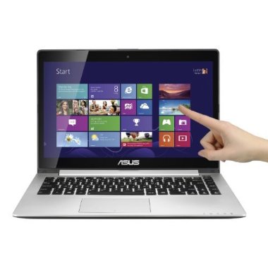 Asus VivoBook S400CA-UH51T Touchscreen 14" Notebook PC with Core i5, 4GB RAM, 500GB HD + 24GB SSD, Windows 8