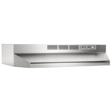 Broan Economy 30 Two-Speed Non-Ducted Range Hood (Stainless Steel, 413004)