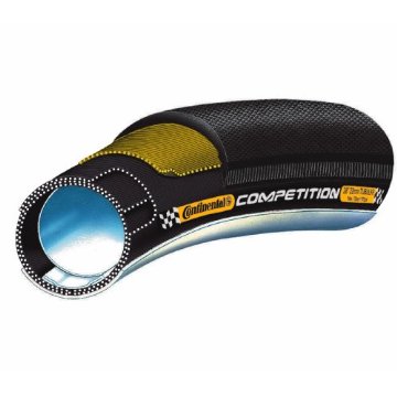 Continental Competition Tubular Road Bike Tire with Black Chili (700x19c)