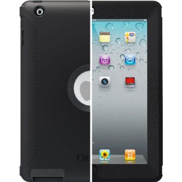 OtterBox Defender Series Case with Screen Protector and Stand for iPad 2, 3 and 4 (Black)