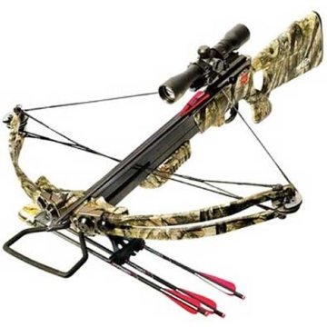 PSE Reaper Crossbow Package with 4x32 Scope, Quiver, 4 Bolts & Rope Cocker