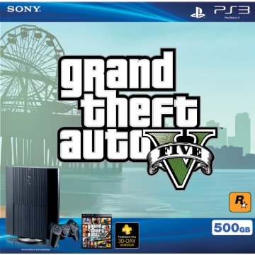 Sony Playstation 3  500GB Grand Theft Auto V Bundle
