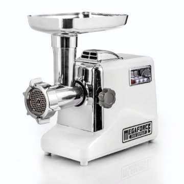 STX MegaForce 3000 Air Cooled Electric Meat Grinder with 3 Cutting Blades, 3 Grinding Plates, Kubbe and 3 Sausage Stuffing Tubes (STX-3000-MF)