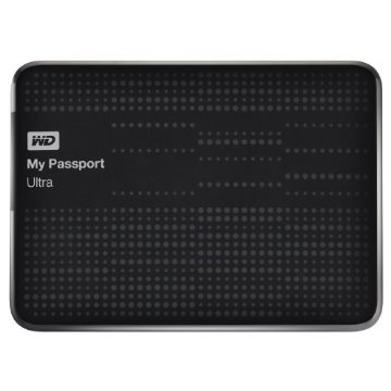 WD My Passport Ultra 1TB Portable External Hard Drive USB 3.0 with Auto and Cloud Backup (WDBZFP0010BBK-NESN)