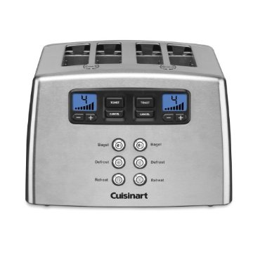 Cuisinart CPT-440 Touch to Toast Countdown Lever-less 4-Slice Toaster