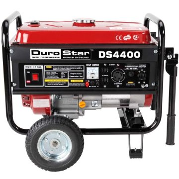 DuroStar DS4400 Gas Powered Portable Generator With Wheel Kit