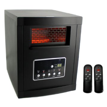 LifeSmart LS-1002HH13 PowerPlus Infrared Quartz Electric Portable Heater (1500W, 1200 Sq Ft)