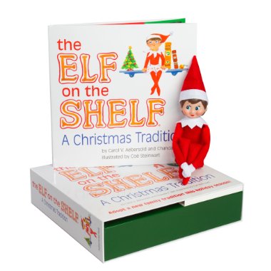 The Elf on the Shelf: A Christmas Tradition Storybook with North Pole Pixie Blue-Eyed Girl Elf