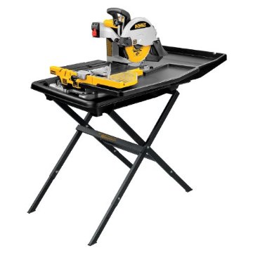 DeWalt D24000S Heavy-Duty 10 Wet Tile Saw with Stand