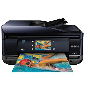 Epson Expression XP-850 Home Wireless Color Photo Printer with Scanner, Copier & Fax (C11CC41201)