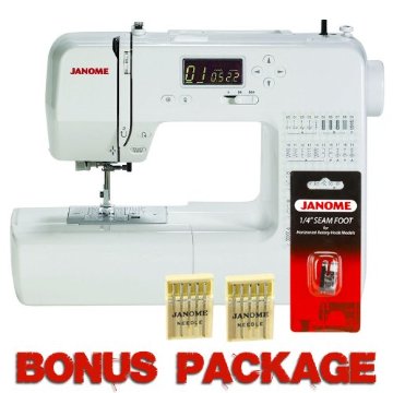 Janome DC1050 Computerized Sewing Machine with Bonus Pack