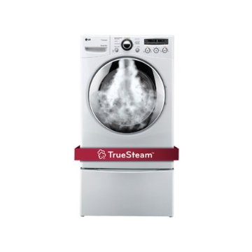 LG DLEX2650 7.3 Cu. Ft. Ultra Large Capacity Electric SteamDryer (White, DLEX2650W)