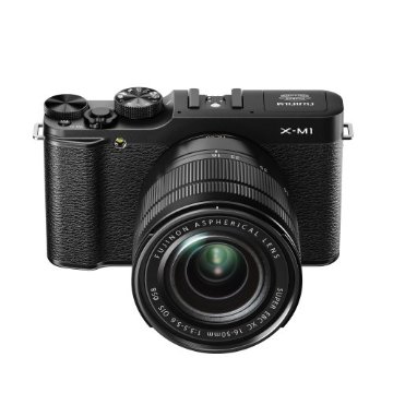 Fujifilm X-M1 16MP Compact System Digital Camera Kit with 16-50mm Lens (Black)