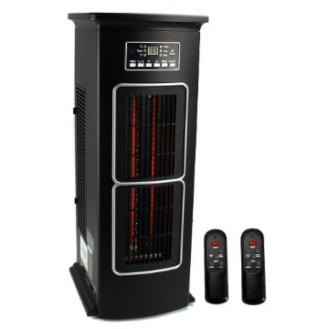 LifeSmart LS-1003HH13 PowerPlus 1800 Sq Ft Infrared Quartz Electric Portable Tower Heater (1500w)