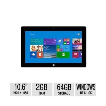 Microsoft Surface 2 Tablet (64GB, Windows RT)