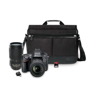 Nikon D610 24.3 MP CMOS FX-Format Digital SLR Camera Bundle with 24-85mm and 70-300mm Nikkor VR AF-S Lenses