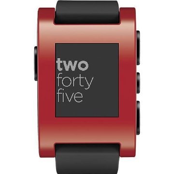 Pebble Smart Watch for iPhone and Android (301RD, Red)