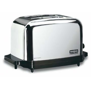 Waring Commercial WCT702 Wide 2-Slice Light Duty Toaster (Chrome Plated Steel)