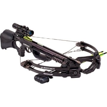 Barnett Ghost 410 CRT Crossbow Package with 3 Arrows, Quiver, 3x32 Illuminated Scope