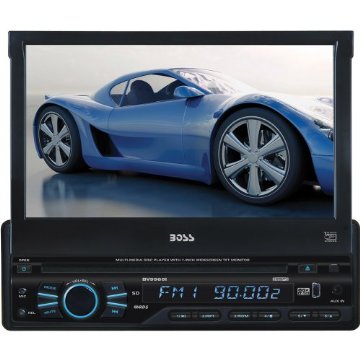 Boss Audio BV9965I Single-Din DVD Player with 7" Touchscreen, AM/FM Receiver, iPod Control