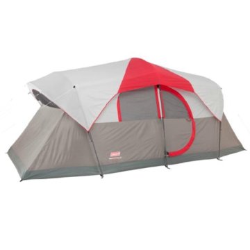 Coleman WeatherMaster 10 Person Tent with Built-in Fan and Lighting System