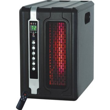 Lifesmart LS-3ECO Compact Power Plus 800 sq ft Infrared Heater w/Remote