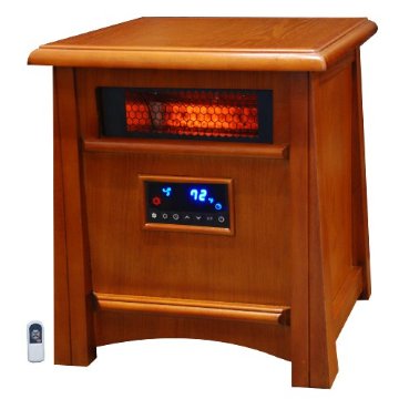 Lifesmart Ultimate 8 Element 1800 Square Foot Infrared Heater w/ Air Ionizer System and Remote (LS-8WIQH-LB)