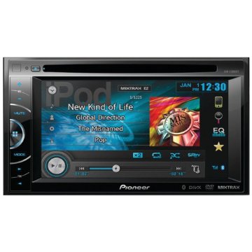 Pioneer AVH-X2600BT 2-Din Multimedia DVD Receiver with 6.1" Touchscreen, Bluetooth
