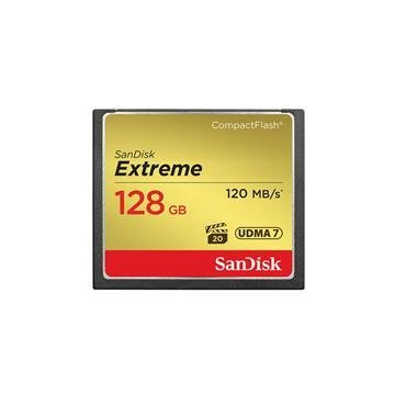 SanDisk Extreme CompactFlash 128GB Card (120MB/s, SDCFXS-128G-A46)